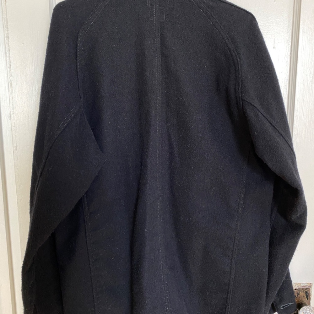 Post Overalls - Engineer Jacket, Solid Black Melt… - image 7